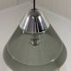 Peill & Putzler cone shaped glass hanging lamp, Germany