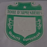 Parure de drap brodée, ancienne