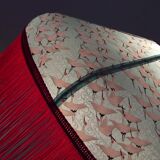 Retro lampshade in Japanese paper