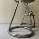 Bar stools in tubular chrome and tan leather, 1970s