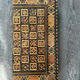 Backgammon game in marquetry