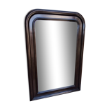 Miroir arqué d' époque et de style Napoléon III - 82 x 55 cm