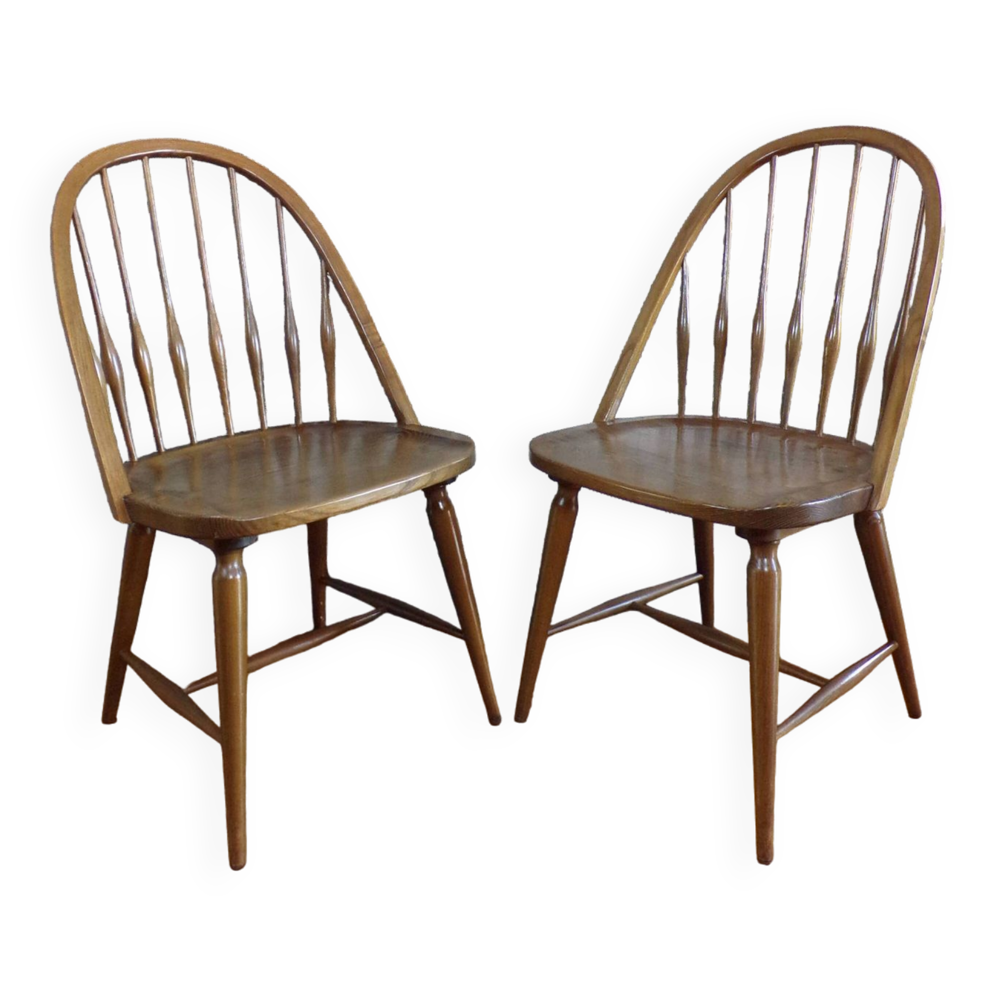 Pair of Ercol Windsor chairs