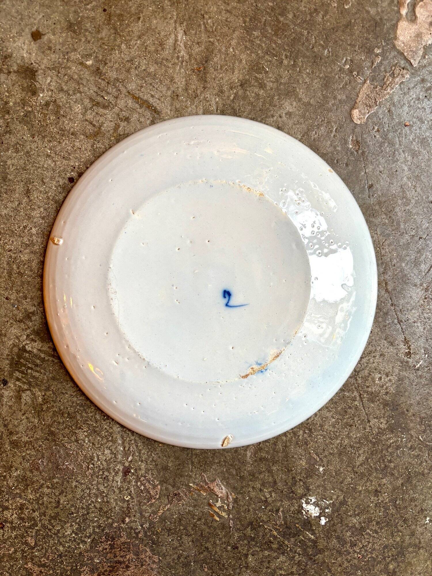 Delft blue porcelain plate