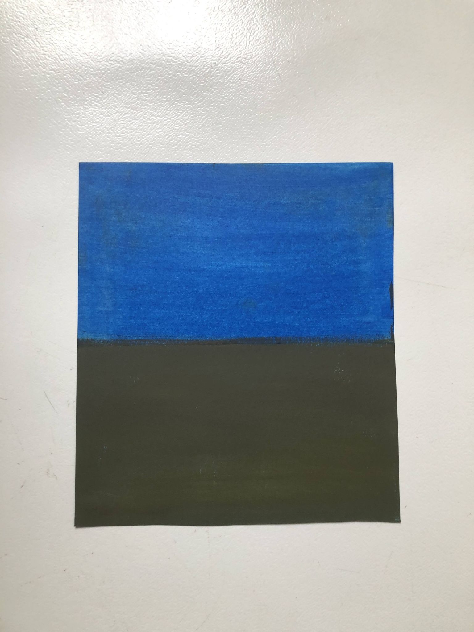 Oil on paper