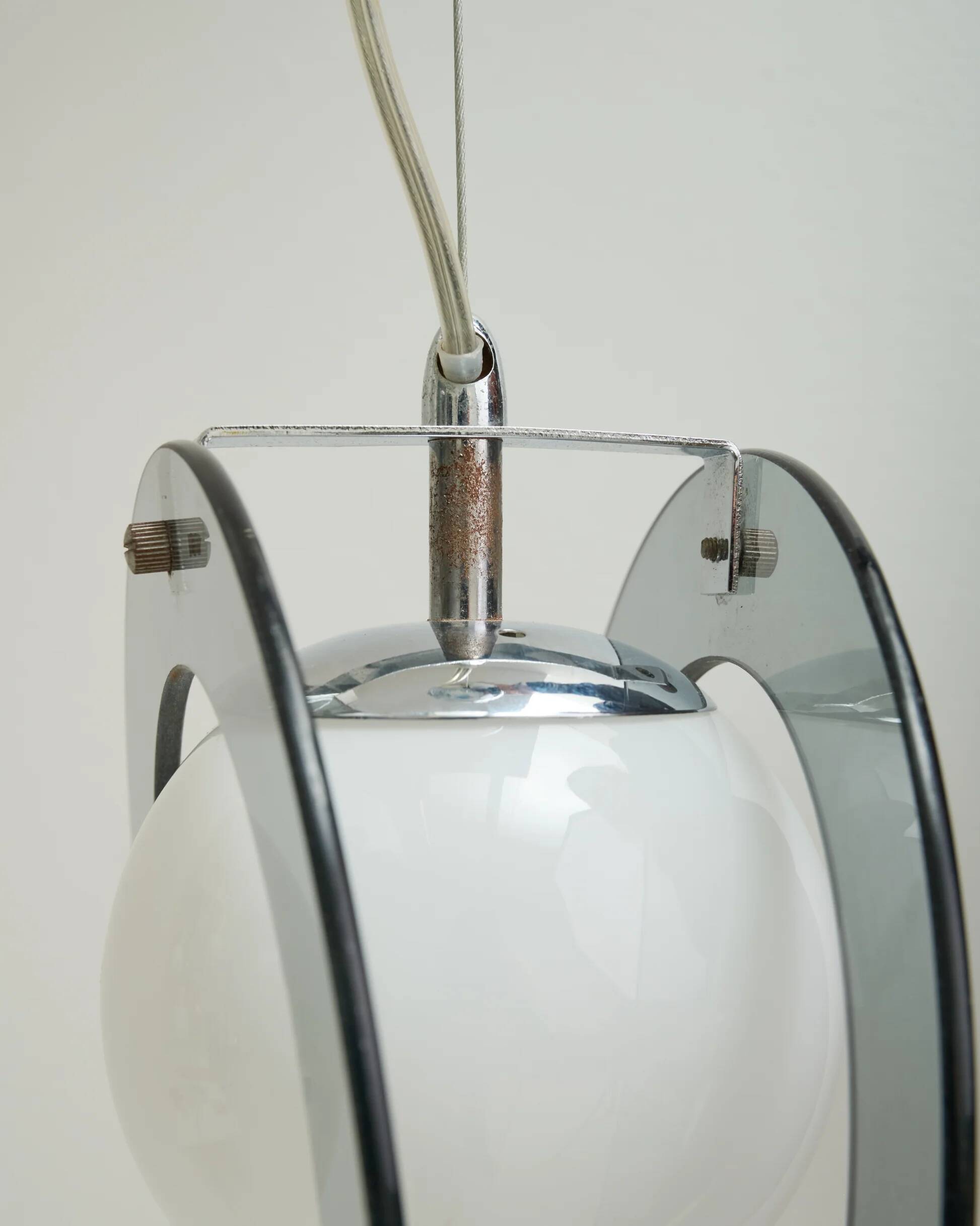 Suspension Space age in glass and opaline, 1970-1980