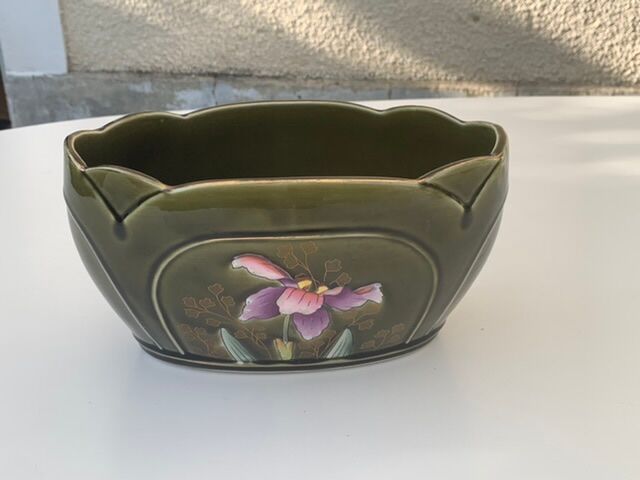 Pot dabbling ceramic Gustave de Bruyn earthenware fives Lille