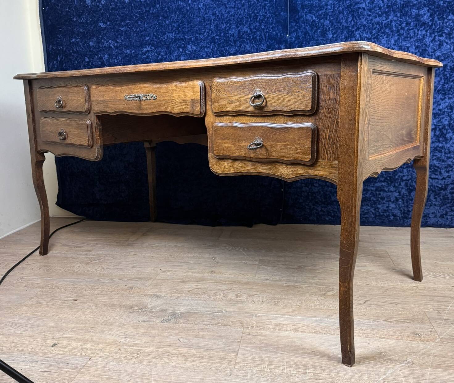 LXV style oak desk circa 1950