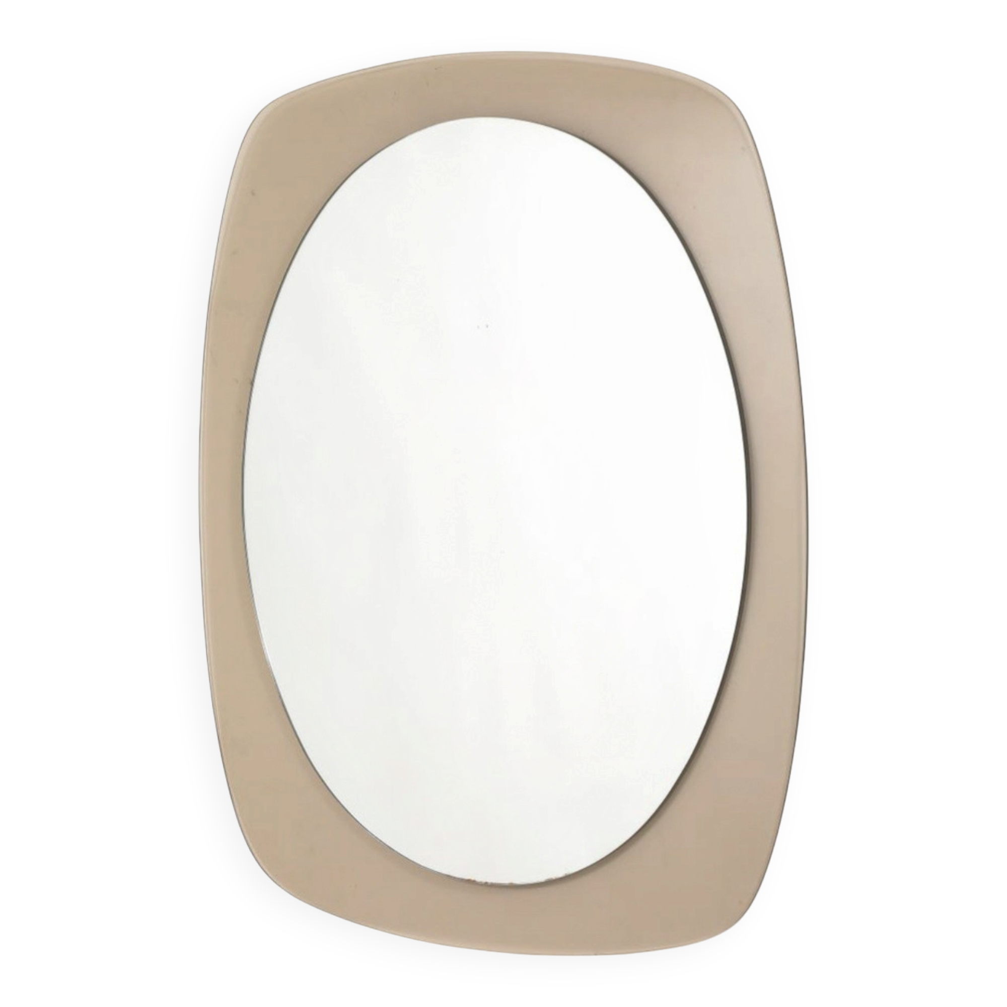 Vintage 1970s organic mirror – Modernist design