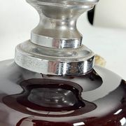Space age Table lamp in chrome and lacquer. Italy 1970s