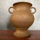 Antique vase with handles rhodes france ceramic beige vintage