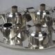 Art-Deco tea set Christofle designer Luc LANEL