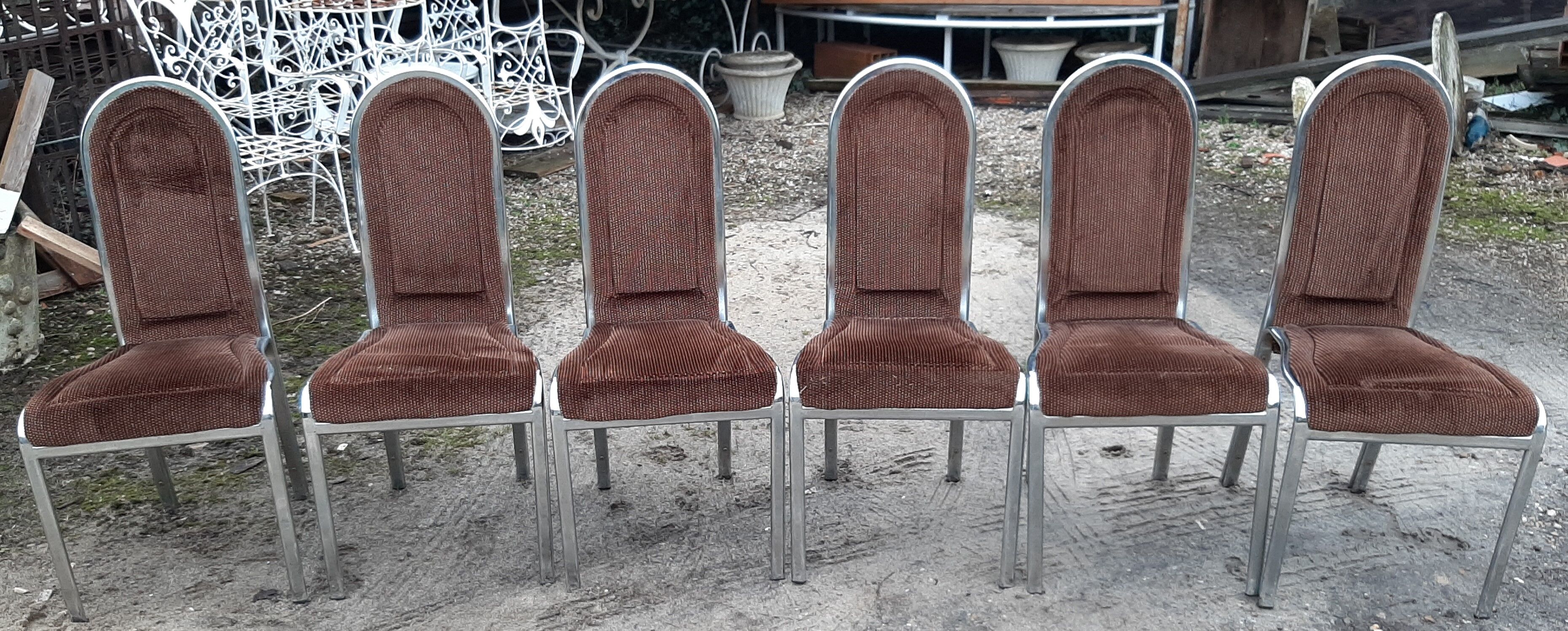 Serie de chaises vintage