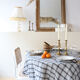 2 candle holders and 2 tea towels — All fire all flame #55