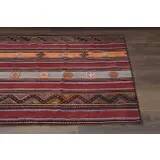 1970s Turkish Hand-Knotted Wool Cotton Purple Area Rug 100x134