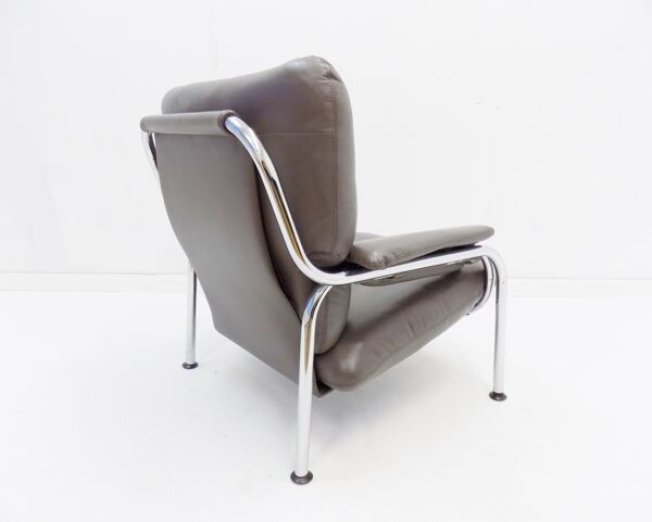 fauteuil en cuir Kangourou De Sede par Hans Eichenberger