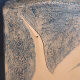 Lampe Roche-Bobois 70's céramique/terre cuite