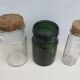 Old glass jars