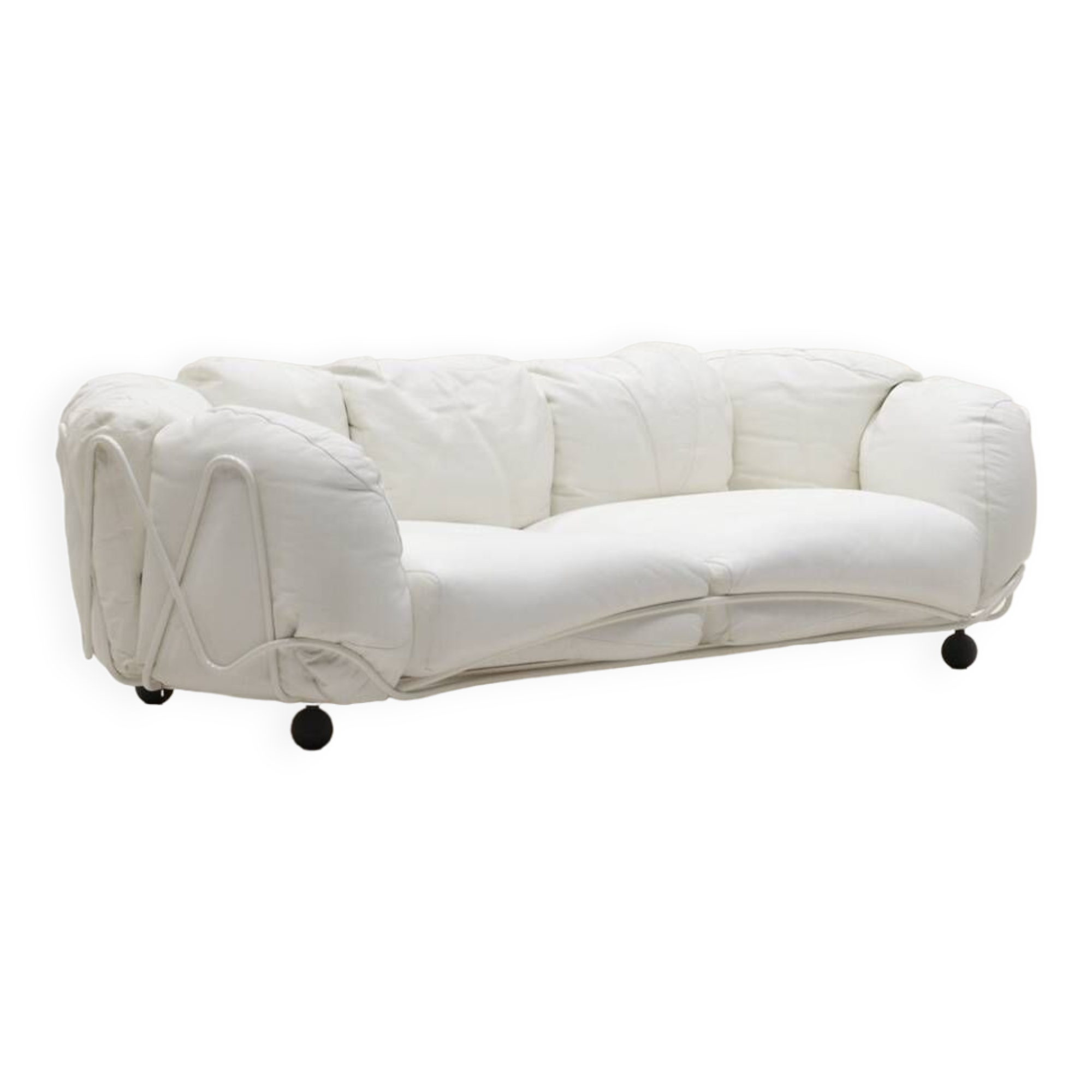corbeille lounge sofa by francesco binfaré for edra, italy.