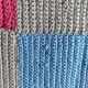 Couverture bébé , plaid crochet vintage 80X90 cm