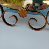 Wrought iron mirror 1960 117x46cm