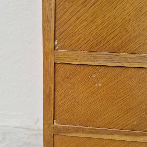 Commode vintage pieds compas 4 tiroirs 1950s