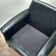 Pair of leather Danish chairs