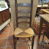 5 chaises rustique en chêne