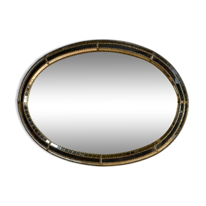 Miroir ovale à parclose