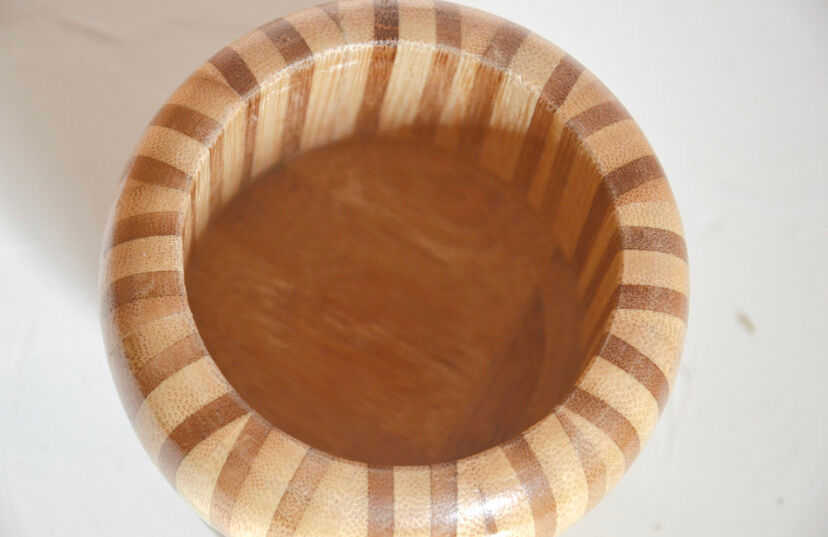 Set of two Scandinavian wooden pot covers
