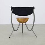 4x Postmodern Dining Chair by Rob Eckhardt, 1980s NEW upholstery