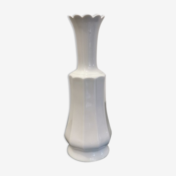 White ceramic vase bareuther vintage