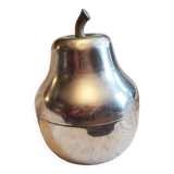 Ancienne poire seau à glaçons vintage années 1970 en aluminium