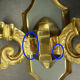 Pair of Empire style swan sconces - Lucien GAU, Paris