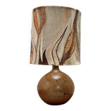 Pyrite stoneware lamp, 1970s.