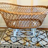Rattan cradle