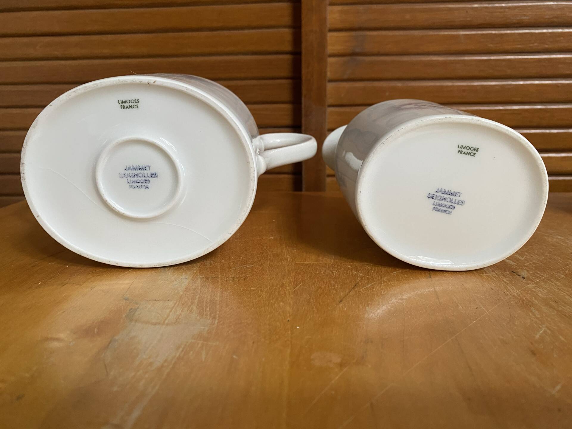 Service tea café antique porcelain limoges jammet seignolles model mo