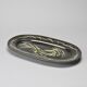 Glazed ceramic plate, Menelika, Switzerland, circa 1950