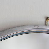 Vintage mirror in chromed metal