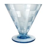 French art deco large conic glass vase, 1920