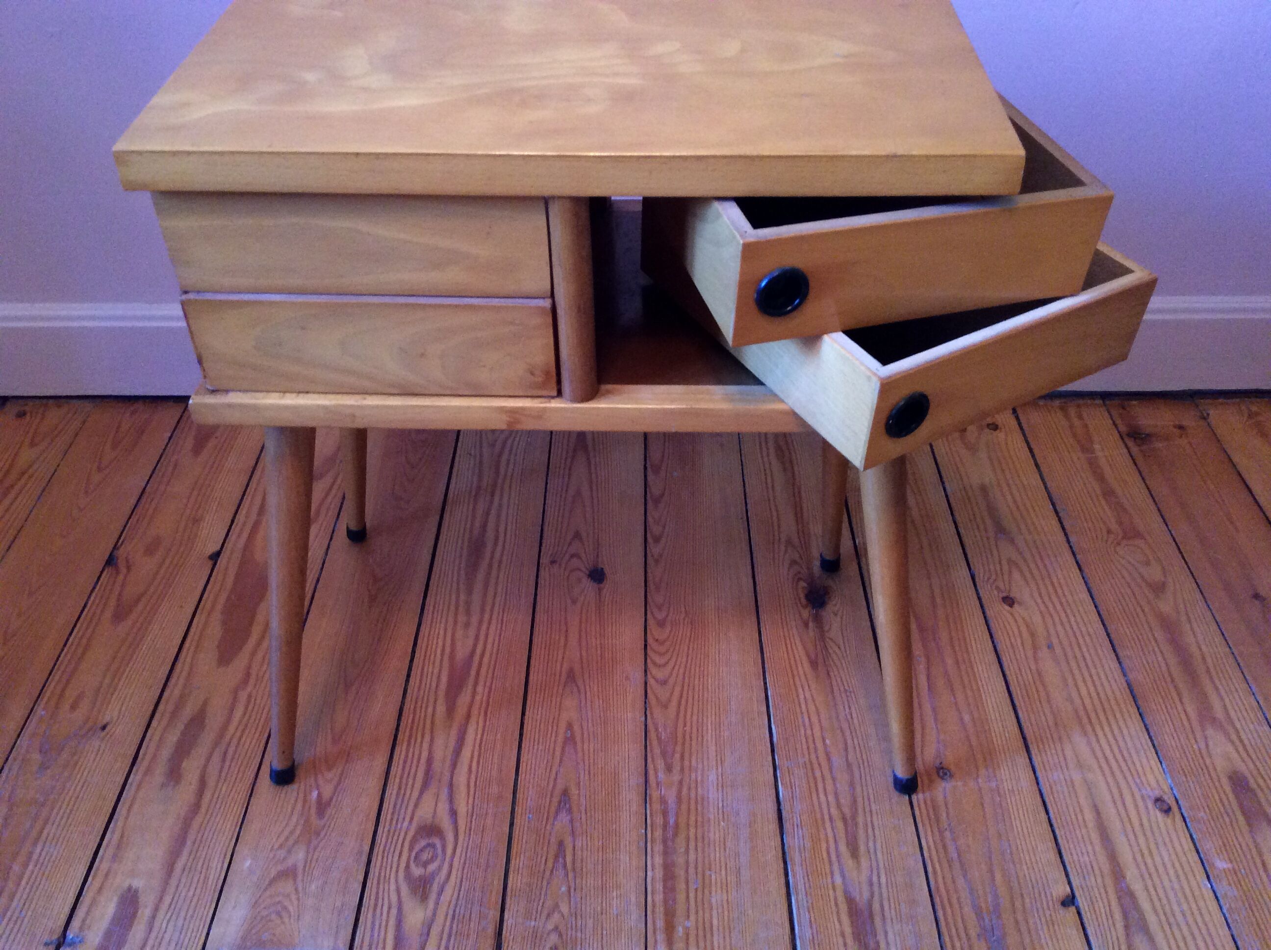 Vintage bedside table