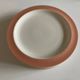 Set of 6 flat plates 1958 mid century Boch Frères Keralux Belgium