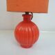 Lampe vintage orange 70's