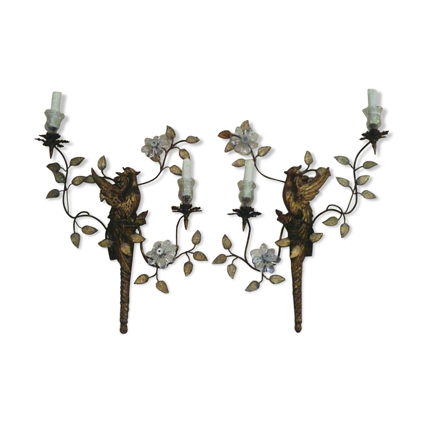 Wall lamps of Maison Baguès France 1940