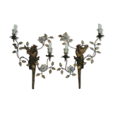 Wall lamps of Maison Baguès France 1940