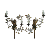 Wall lamps of Maison Baguès France 1940
