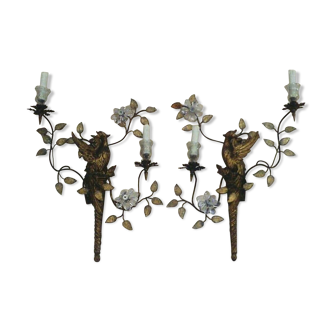 Appliques au motif floral de Maison Baguès France 1940