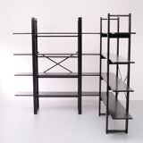 Ebonized Oak Shelving Units Denmark, Niels Gammelgaard 1970s