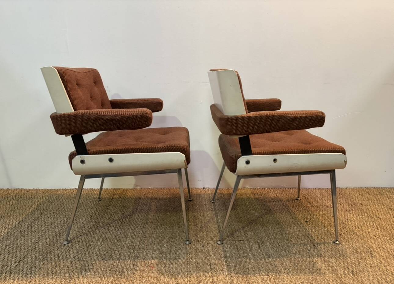Lot de deux fauteuils Marcom 1970