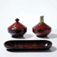 Vintage set from the 50s-60s by Vincenzo Nason, Murano aventurine glass collection.